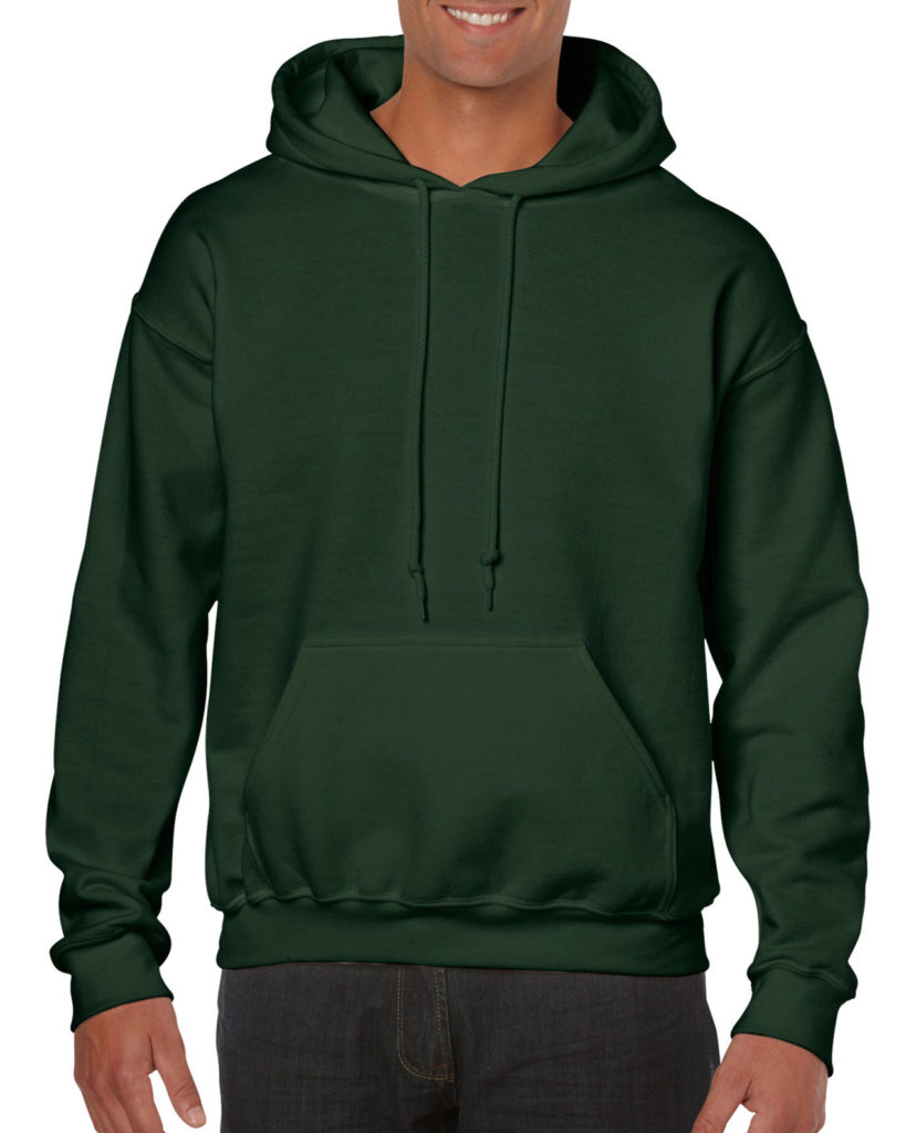 Gildan Heavy Blend Hooded Sweatshirt 18500 Forest Green