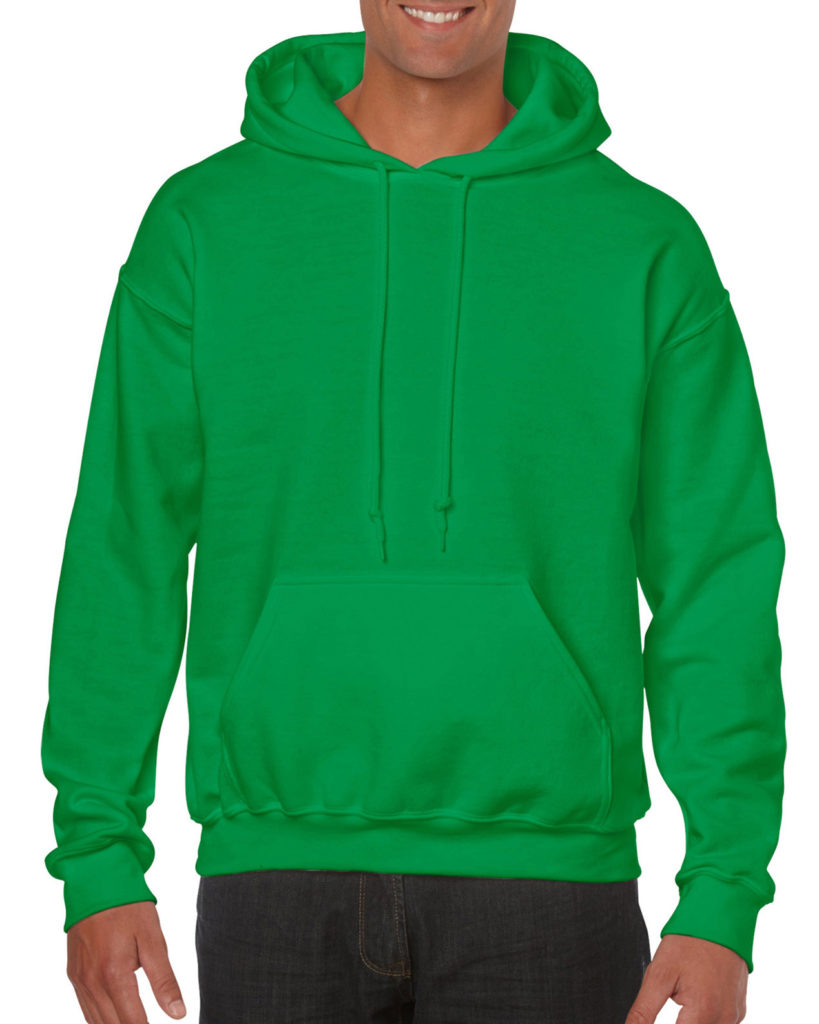 Gildan Heavy Blend Hooded Sweatshirt 18500 Irish Green