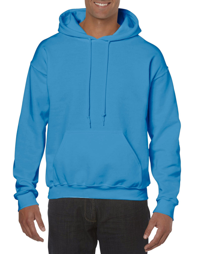 Gildan Heavy Blend Hooded Sweatshirt 18500 Sapphire Blue