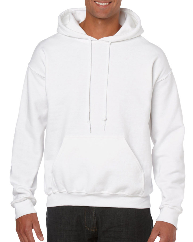 Gildan Heavy Blend Hooded Sweatshirt 18500 White